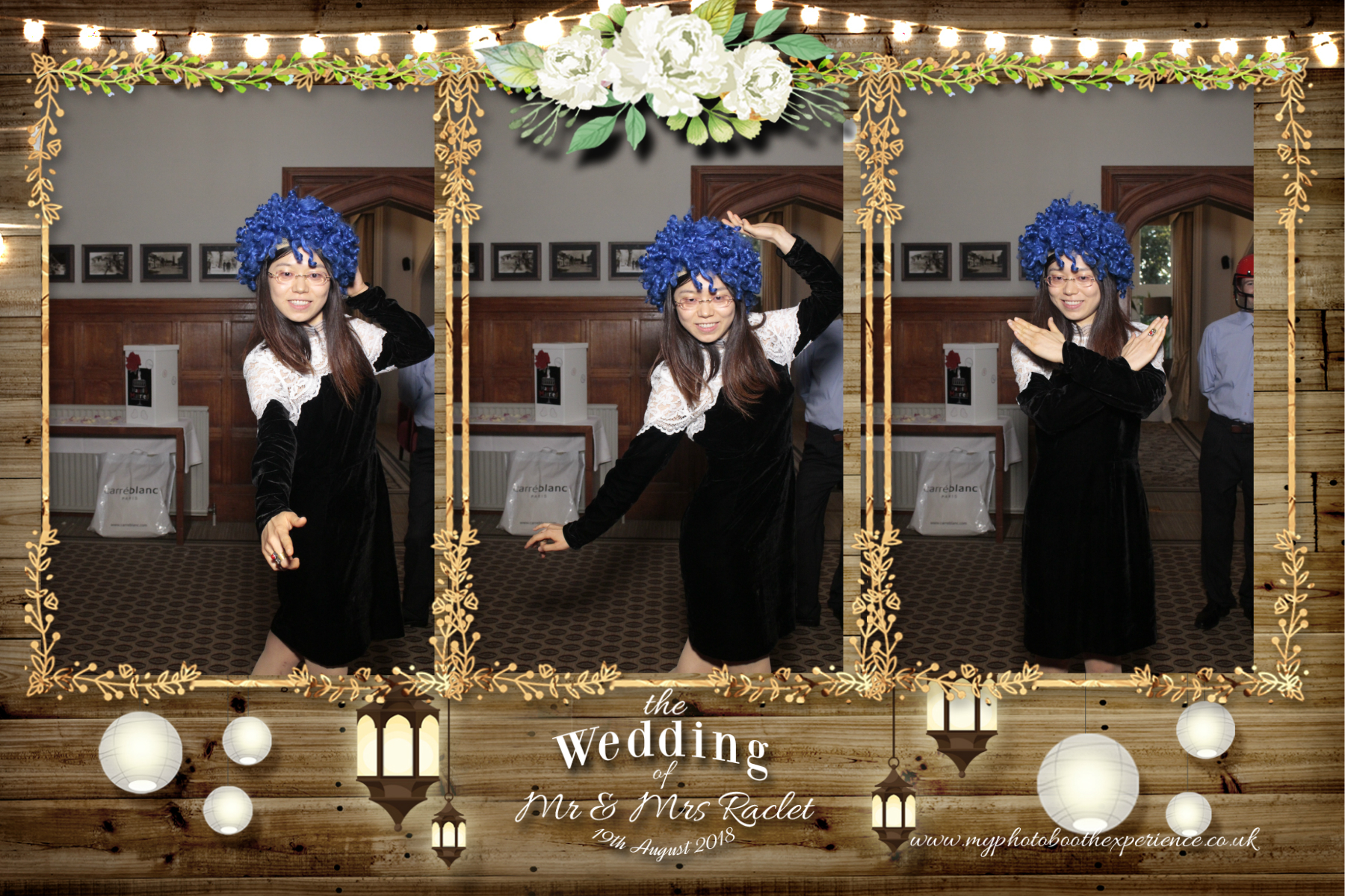 Mr & Mrs Raclet | View more photos from the event at gallery.myphotoboothexperience.co.uk/u/MyPhotoBoothExperienceLtd/Mr-Mrs-Raclet